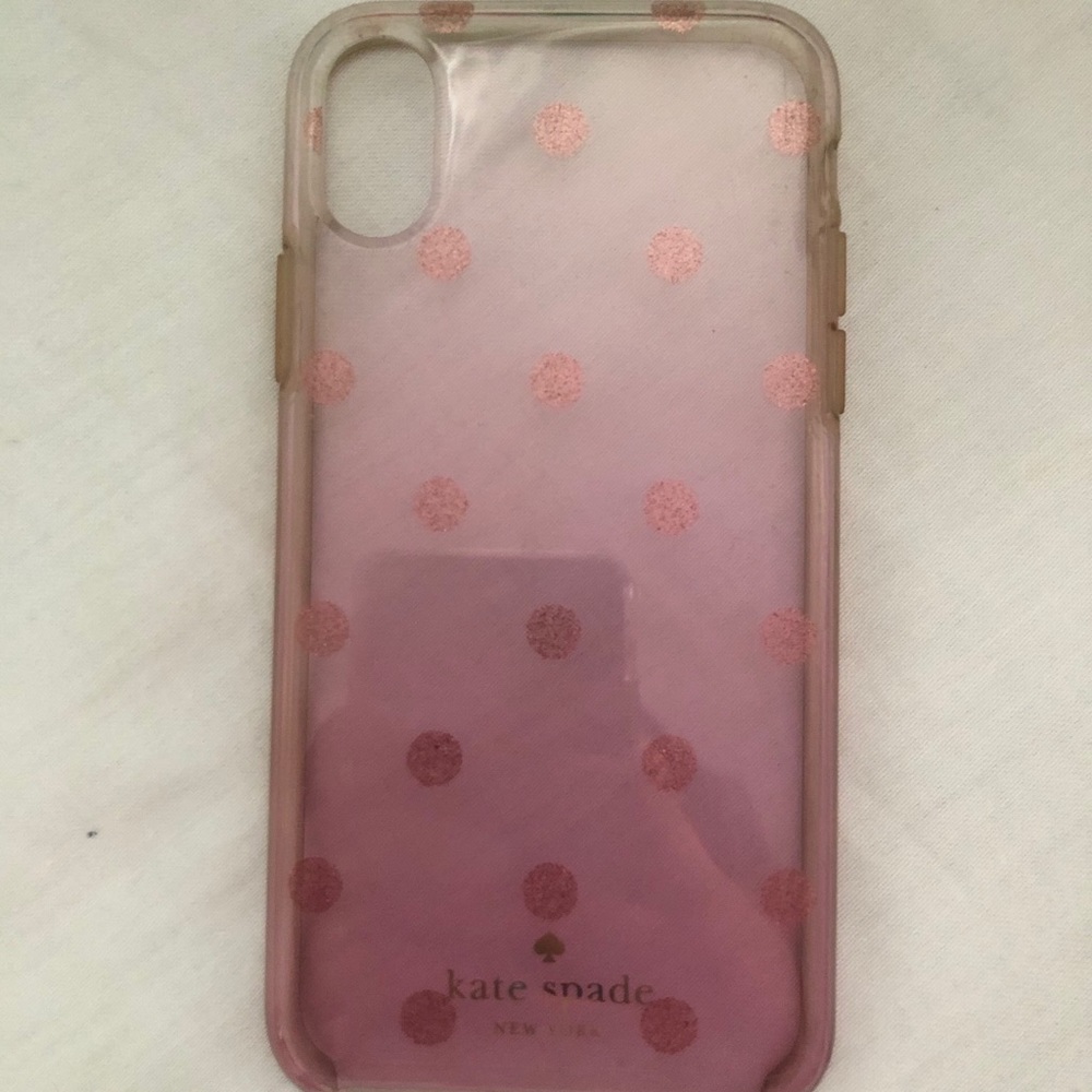 Kate Spade Pink Polka Dot Ombré iphone X / XR case